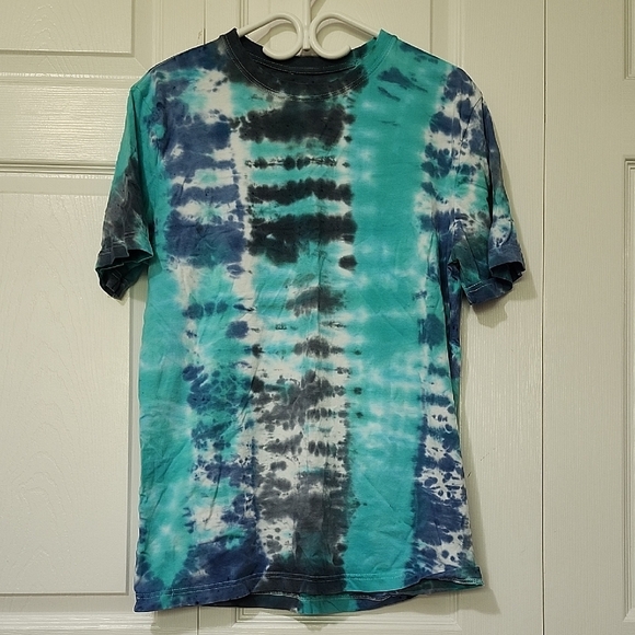 George Other - Handmade Tie-Dye Shirt in Blue and Black